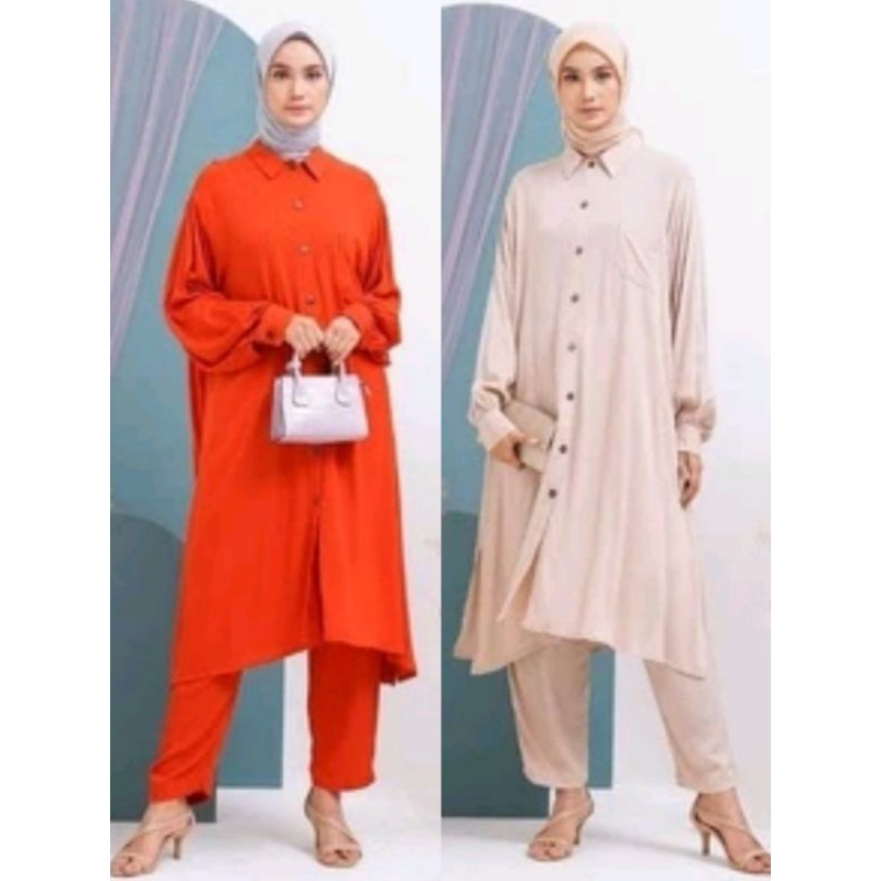 ONE SET / SETELAN MUSLIM / BAJU MUSLIM WANITA / PAJAMAS‼️ BY:ARMII.ID / SENYENYAKITU.ID