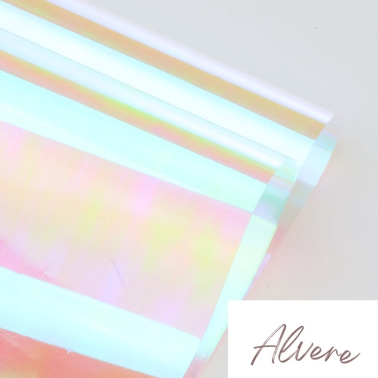 

Update Gembira Hologram Flower Wrapping Paper Cellophane Rainbow Kertas Buket Bunga