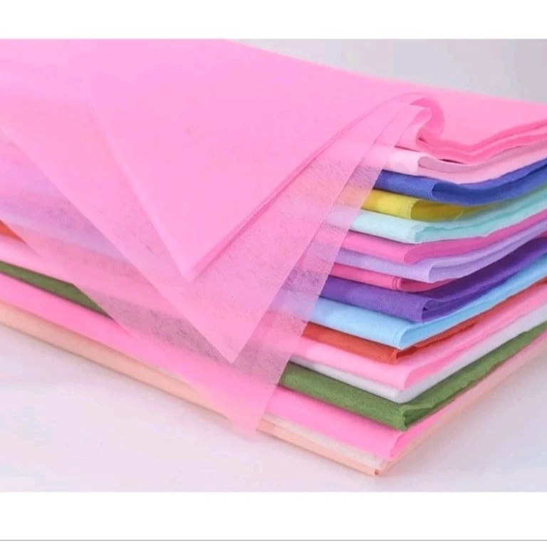

Terkeren READY Kertas Tissue Bukettisu buket Flower Wrapping Paper Dan bublewrap 47x47cm 28lembar