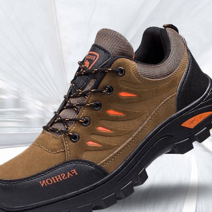 Bonuskan LEEDOO SEPATU HIKING GUNUNG PRIA TAHAN AIR OUTDOOR SHOES COKELAT