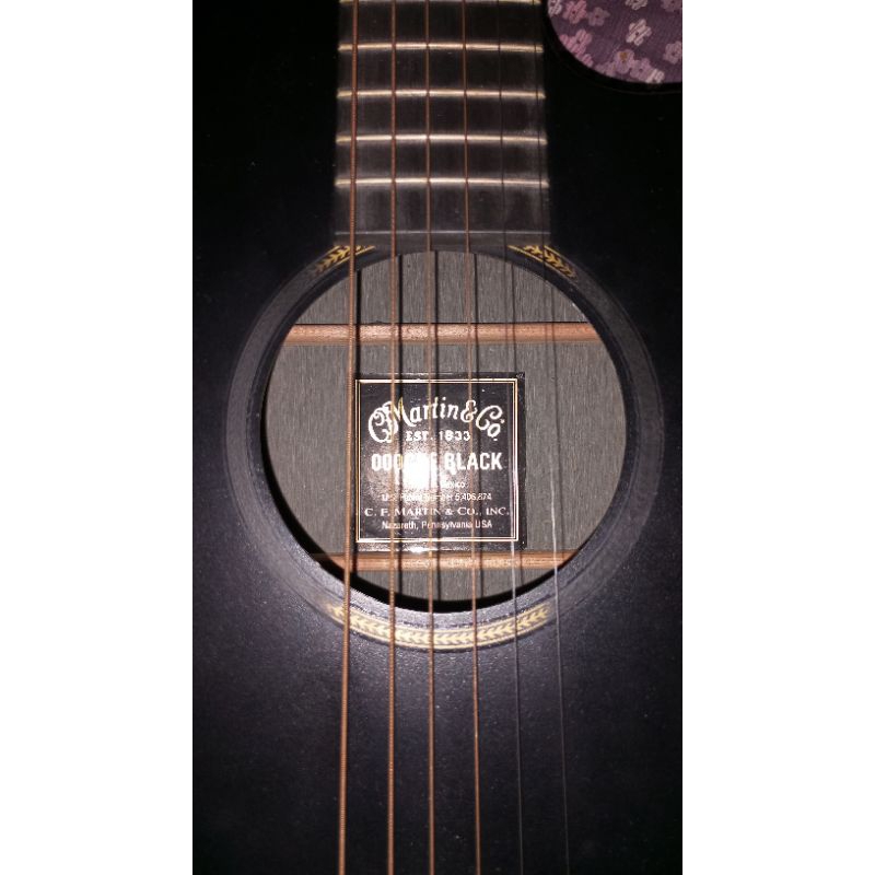 Gitar Akustik Elektrik Martin & Co 000CXE Black Bekas Mulus, Suara Premium, Siap Pakai + Tempat