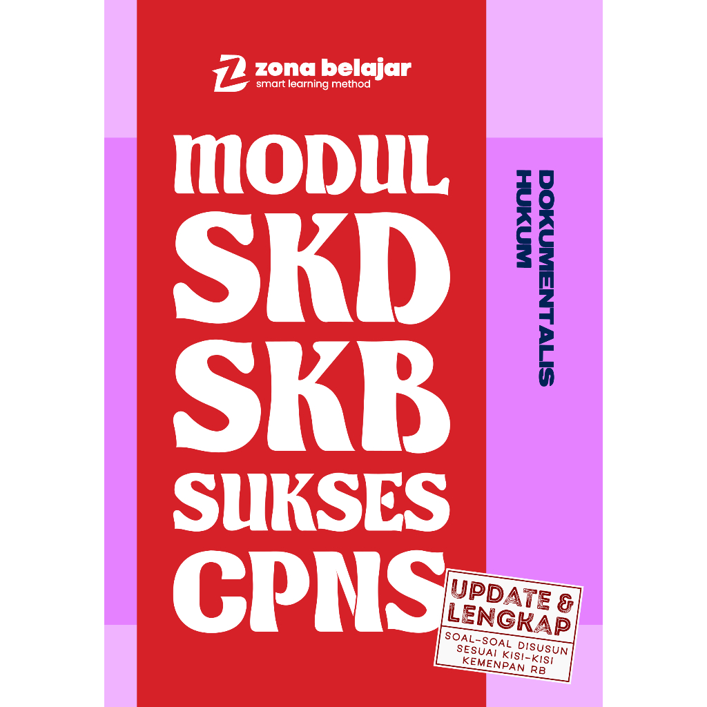 Zona Belajar - Modul Sukses Cpns 2024 Formasi Dokumentalis Hukum