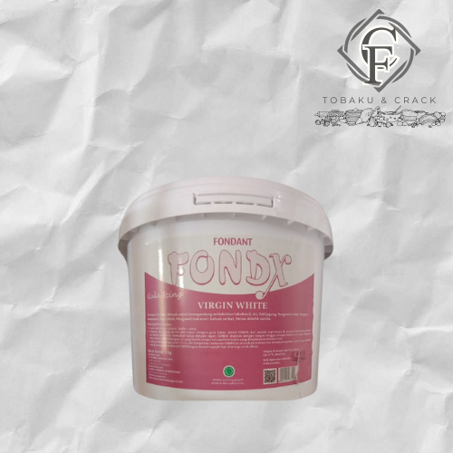 

Fondant/Icing Sugar/Gula Dekorasi/White Fondant FONDX Virgin White Repack 500gr 250gr 100gr