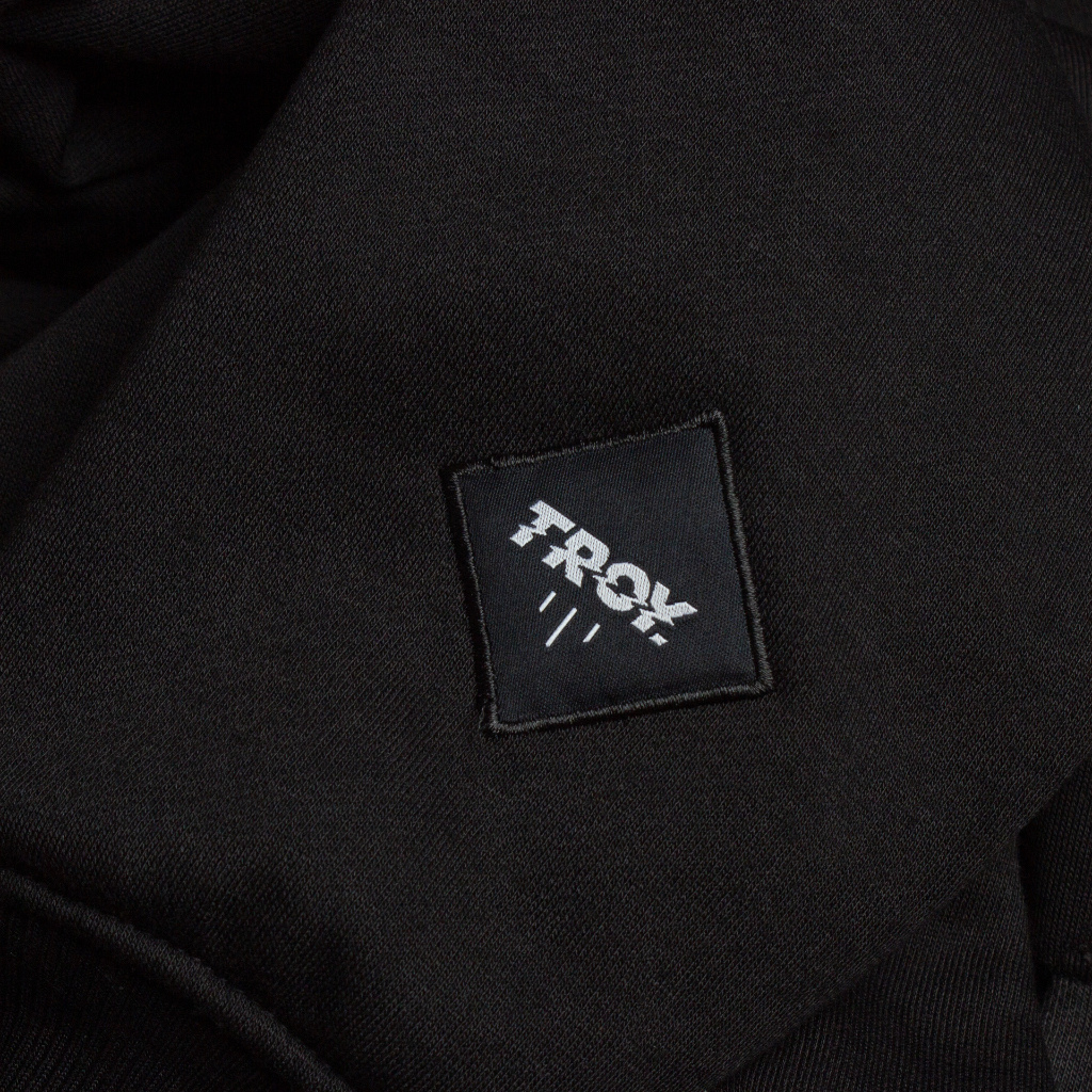 Troy Company Hoodie Black Demones Cat - Hoodie Pria Wanita Hitam KH 2507