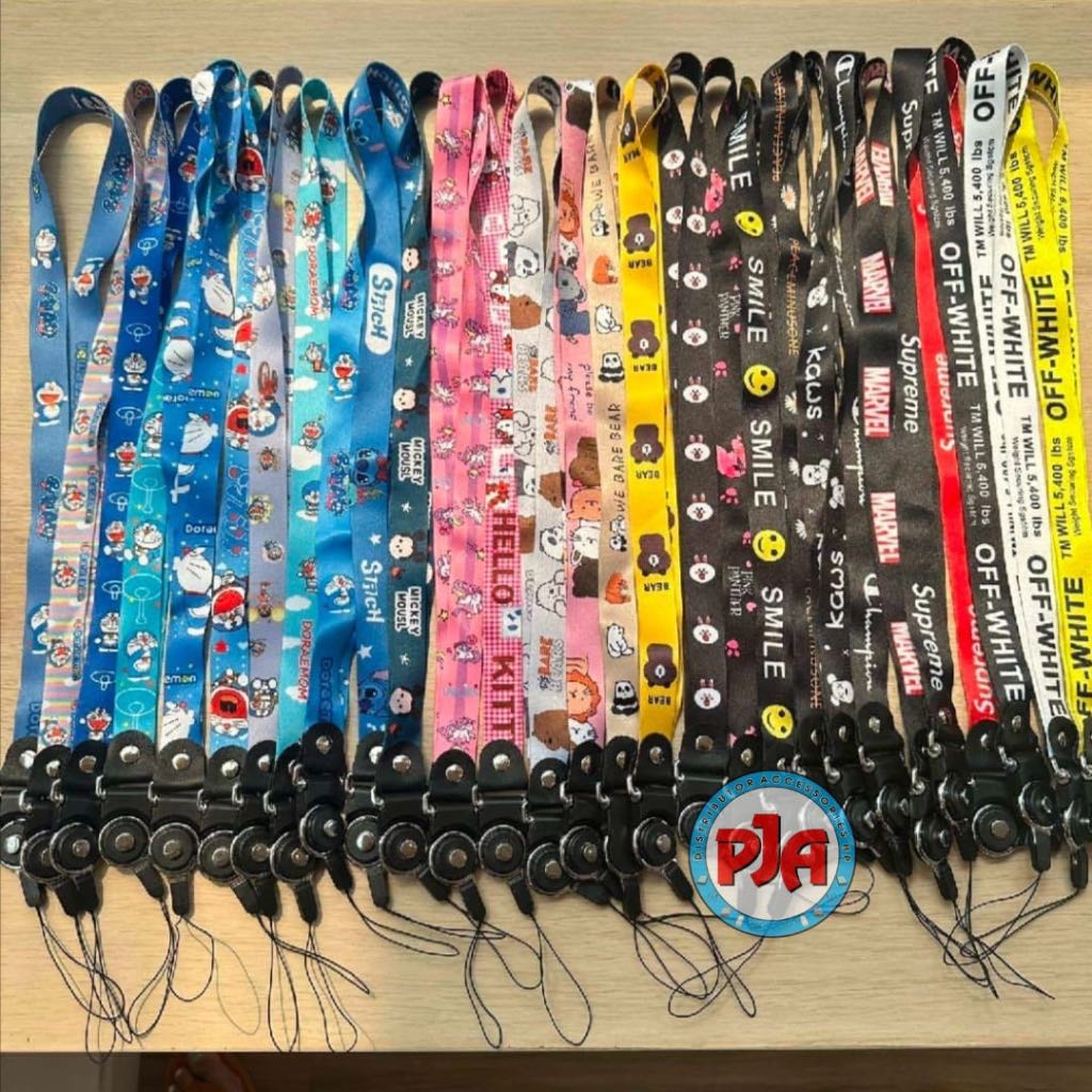 Tali Gantungan Hp Lanyard Kalung Hp Karakter Lucu Pandawajayaacc