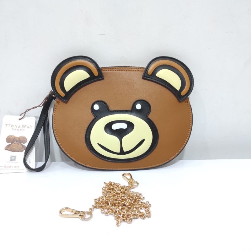 TTWN BEAR ORIGINAL TT2513 SLING BAG WANITA - TAS SLING TERBARU - TTWN BEAR