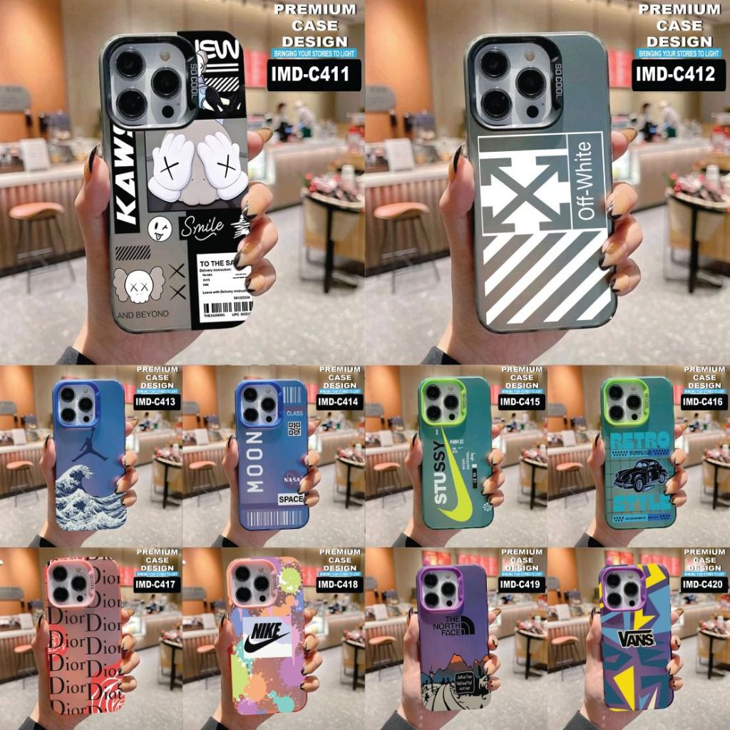 VIVO V40/Y18/Y28/Y38 ⭐️ CASE MOTIF KODE IMD C411- C420 CEK DESKRIPSI VENUS ACC