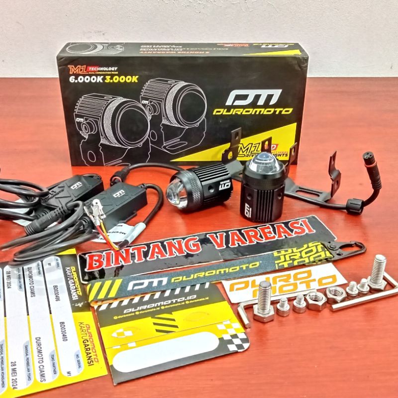DUROMOTO M1 LAMPU LED MINI LASER MOTOR MOBIL SQL 1 MATA