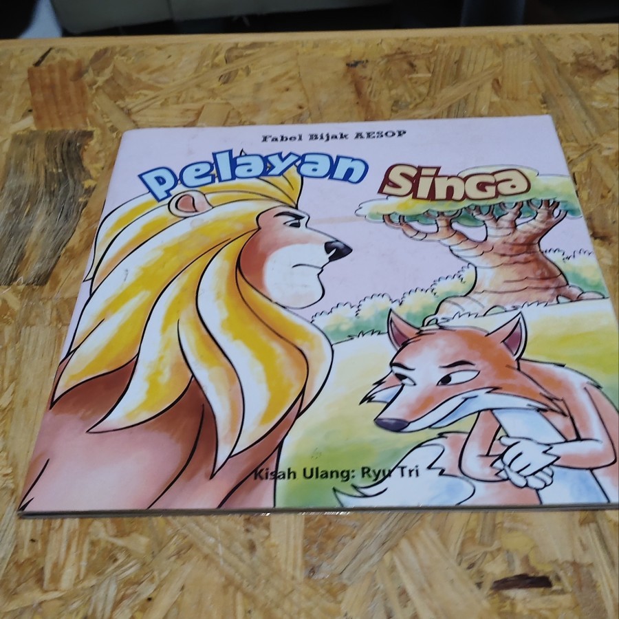 Buku Fabel Bijak Aesop Pelayan Singa