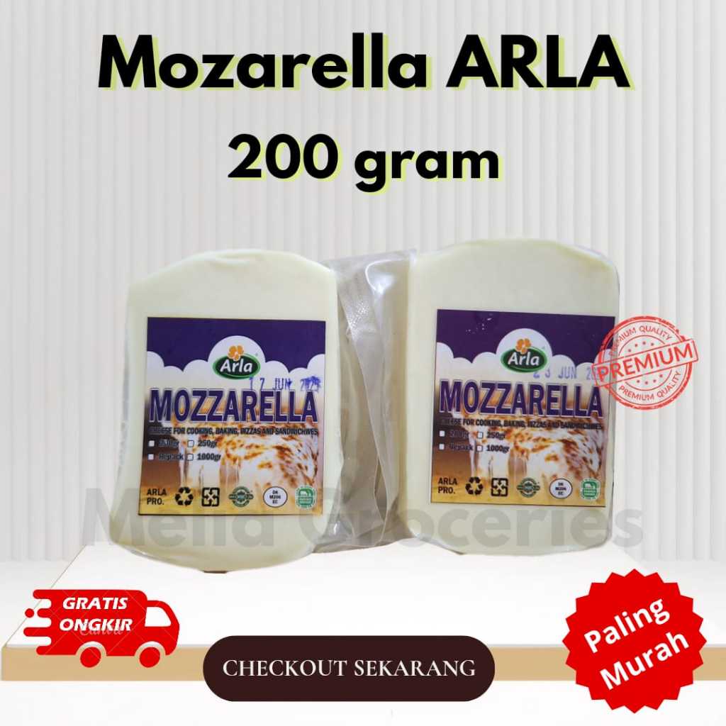 

Mozarella Arla 200gr / Keju Mozarella Arla 200gr (halal)