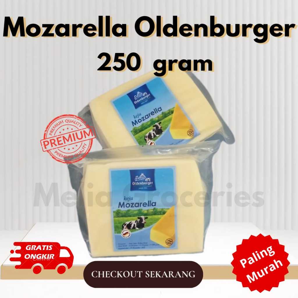 

Mozarella Oldenburger 250gr / Keju Mozarella Oldenburger 250gr