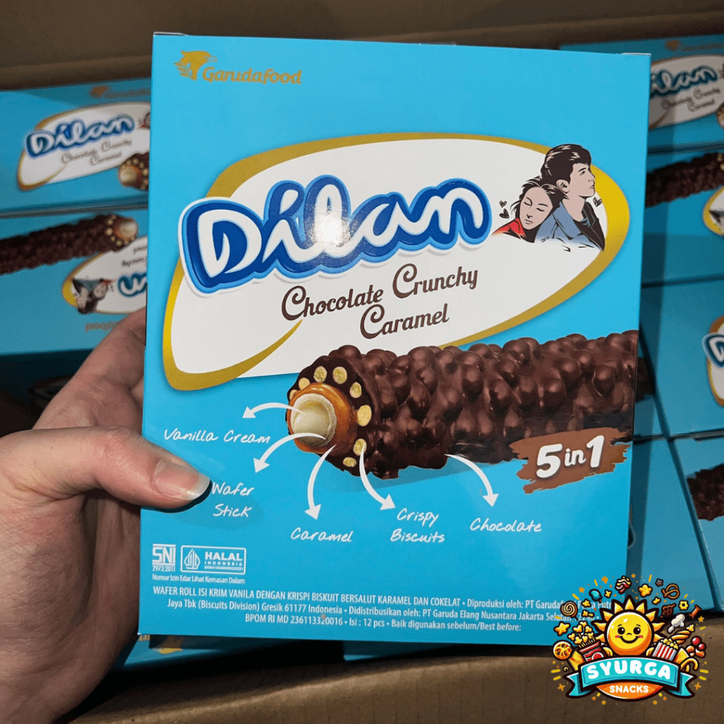 

Dillan Chocolate Crunchy Caramel (Isi 12 @24Gr)