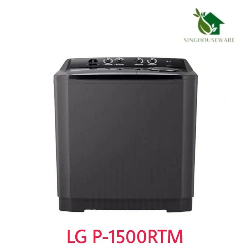 LG Mesin Cuci 2 Tabung 15kg P-1500RTM