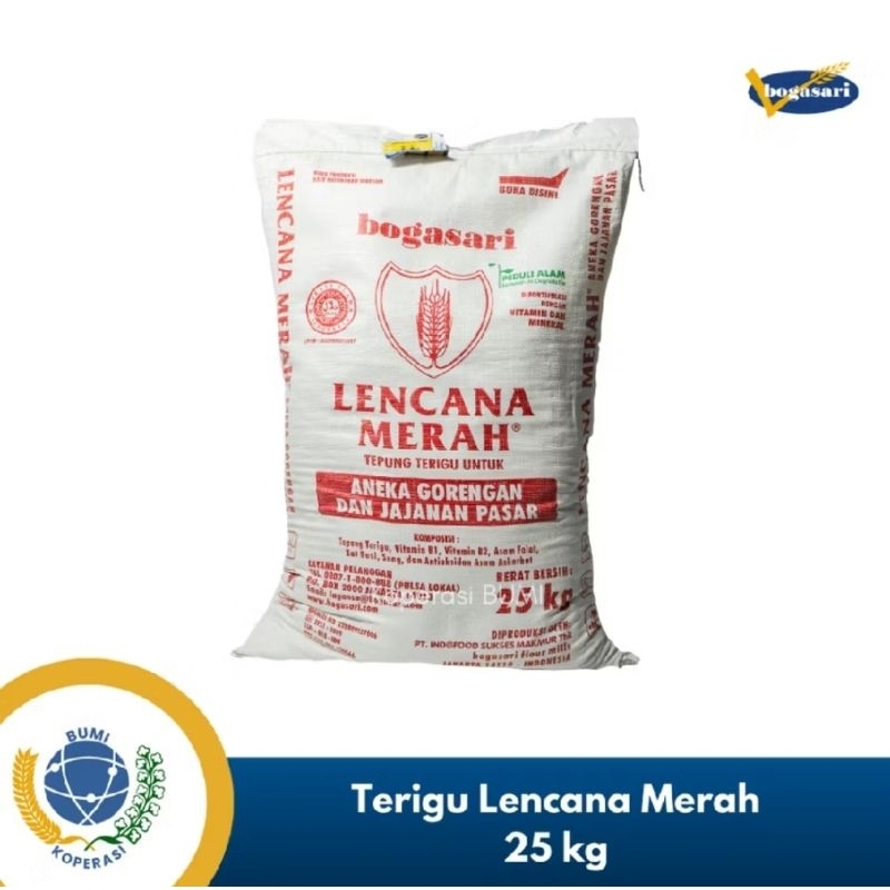 Tepung Lencana Merah 1 Karung 25KG