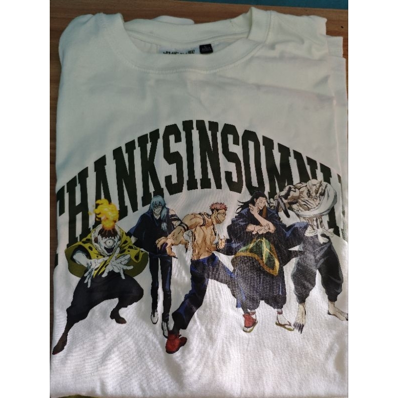 T-Shirt Thanksinsomnia x Jujutsu Kaisen "Gruska Villain" size L