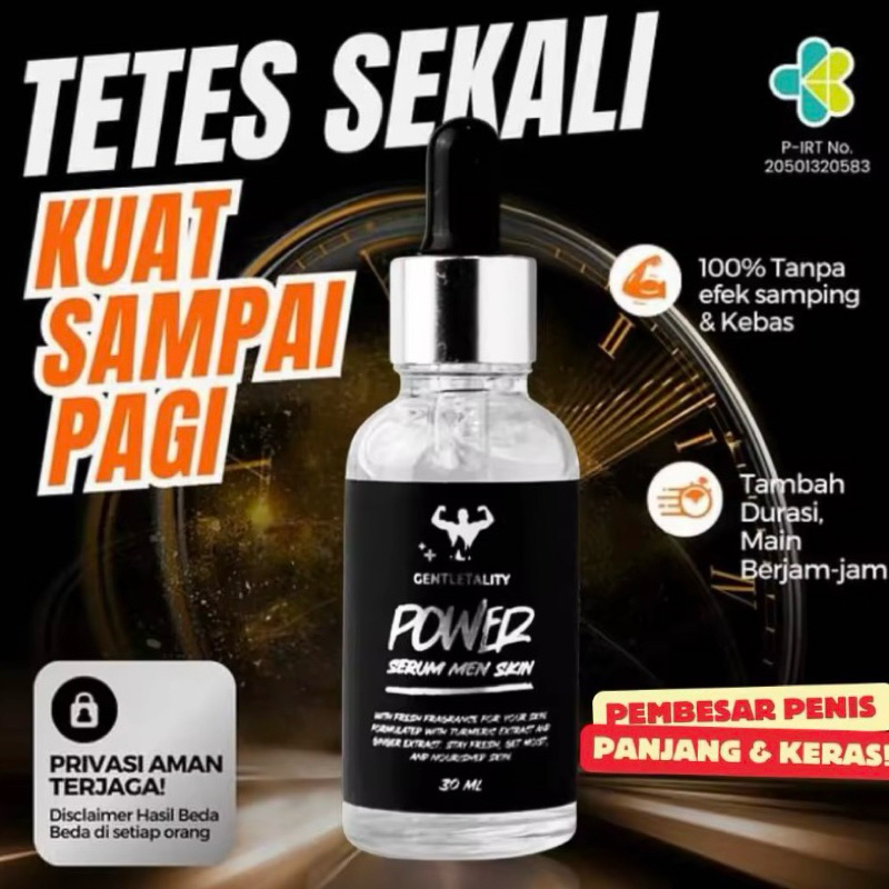 GENTLETALITY Power Serum Man Penambah Ukuran, Kuat Dan Tahan Lama 100% Original