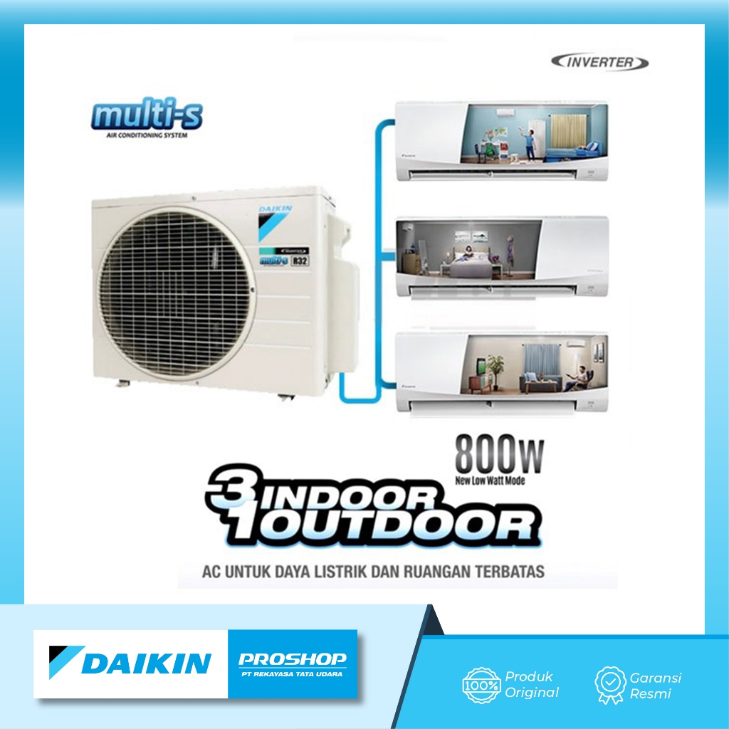 AC DAIKIN Multi-S 3 Koneksi Outdoor only MKC Series - 2PK