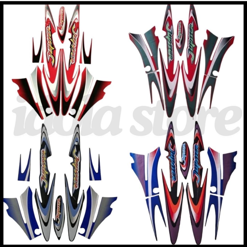 Stiker Striping Standart yamaha vixion Jupiter 2003 list body motor standar Jupiter 2003
