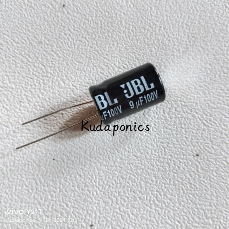 Kapasitor Elko JBL Capacitor Elco JBL Polar 9uF 100V