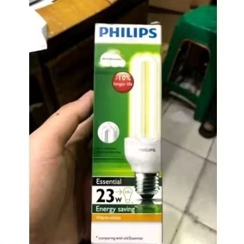 Promo Lampu PHILIPS ESENTIAL 23W KUNING / Lampu Jari Philips 23W Kuning