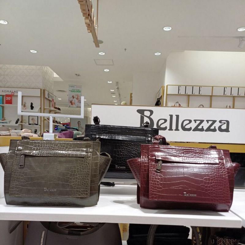 Tas Wanita Selempang Croco Bellezza Yz2010013 Original Depstore Mall - Sling Modis Remaja Fashion
