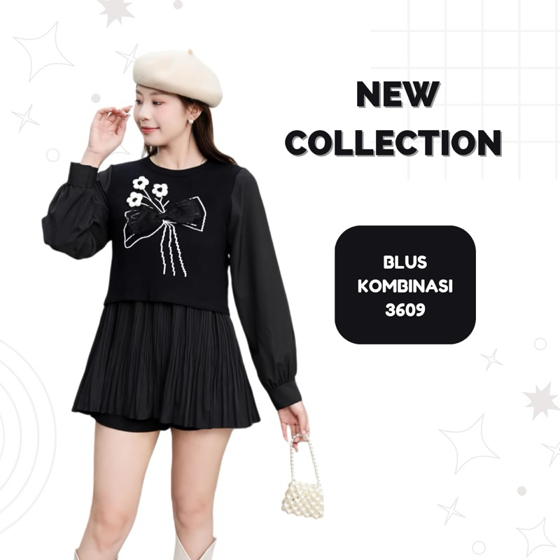 Blouse Model Terbaru Blus Kombinasi 4 6609-1 3609 2403-5 5909-1 3109-2 3109-3 7709-1 2609-1 2403-2 A