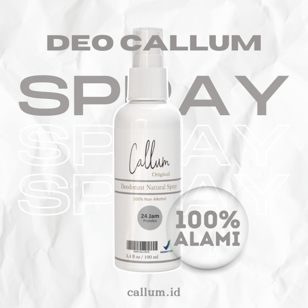 Callum Deodorant spray Tawas 100ml Original
