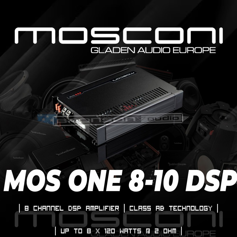 AMPLIFIER MOSCONI MOS ONE 8‐10 DSP |8 CHANNEL DSP AMPLIFIER