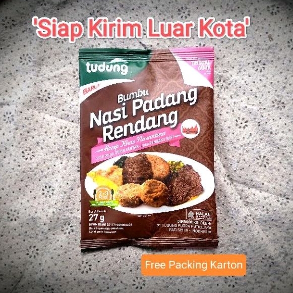 

Tudung Bumbu Nasi Padang Rendang 27g