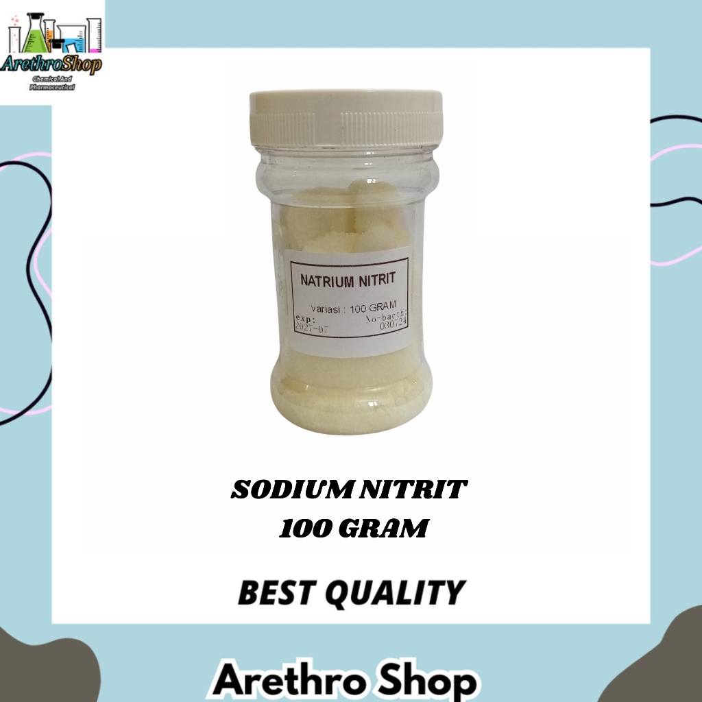 SODIUM NITRIT / NATRIUM NITRIT 100 GRAM BEST QUALITY