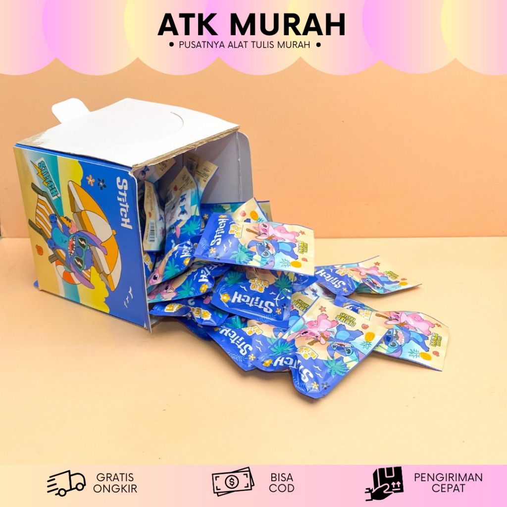 

SATUAN PENGHAPUS MYSTERY BAG STITCH ER-1536 / Blind box STITCH Penghapus / Blind Box Sanrio lucu / Blind Box Penghapus STITCH lucu / Kado unik hampers