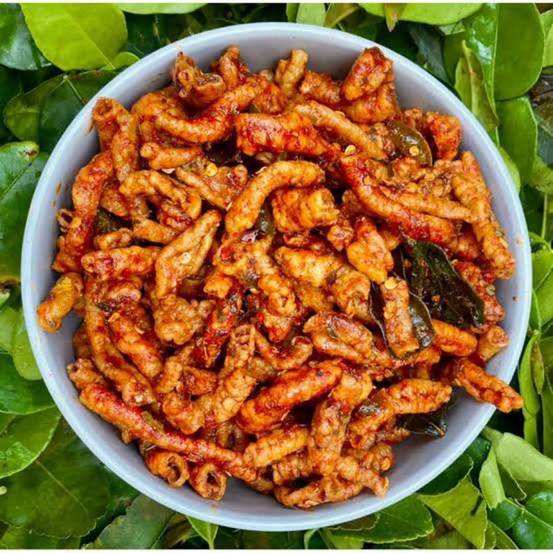 

USUS AYAM CRISPY PEDAS + DAUN JERUK 500GR | PESTA NGEMIL