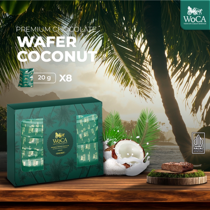 

WoCA Wafer Coklat Premium Coconut Chocolate