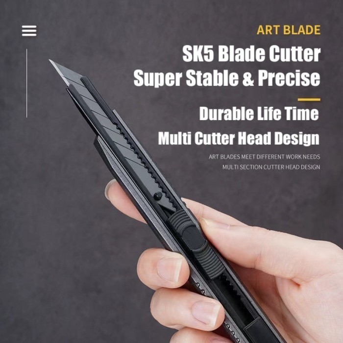 

Super Sharp Slim Cutter SK5 Anti Karat Praktis Pisau MultiPurpose Nyaman Digunakan