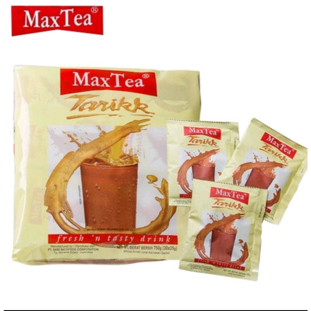 

Max Tea Teh Tarik 25gr x 10 sachet