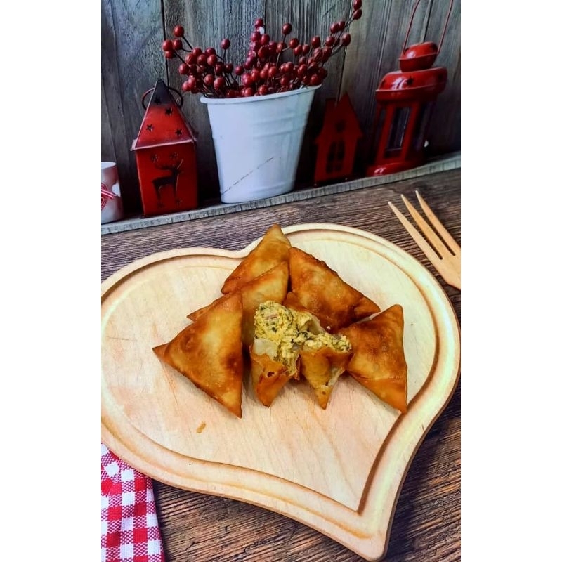 

Sambosa Creamcheese Rawit isi 15