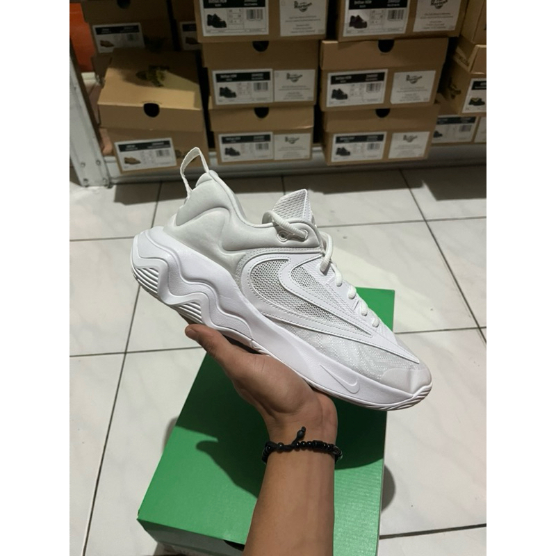 SEPATU BASKET NIKE GIANNIS IMMORTALITY 3 EP FULL WHITE ORIGINAL 100%