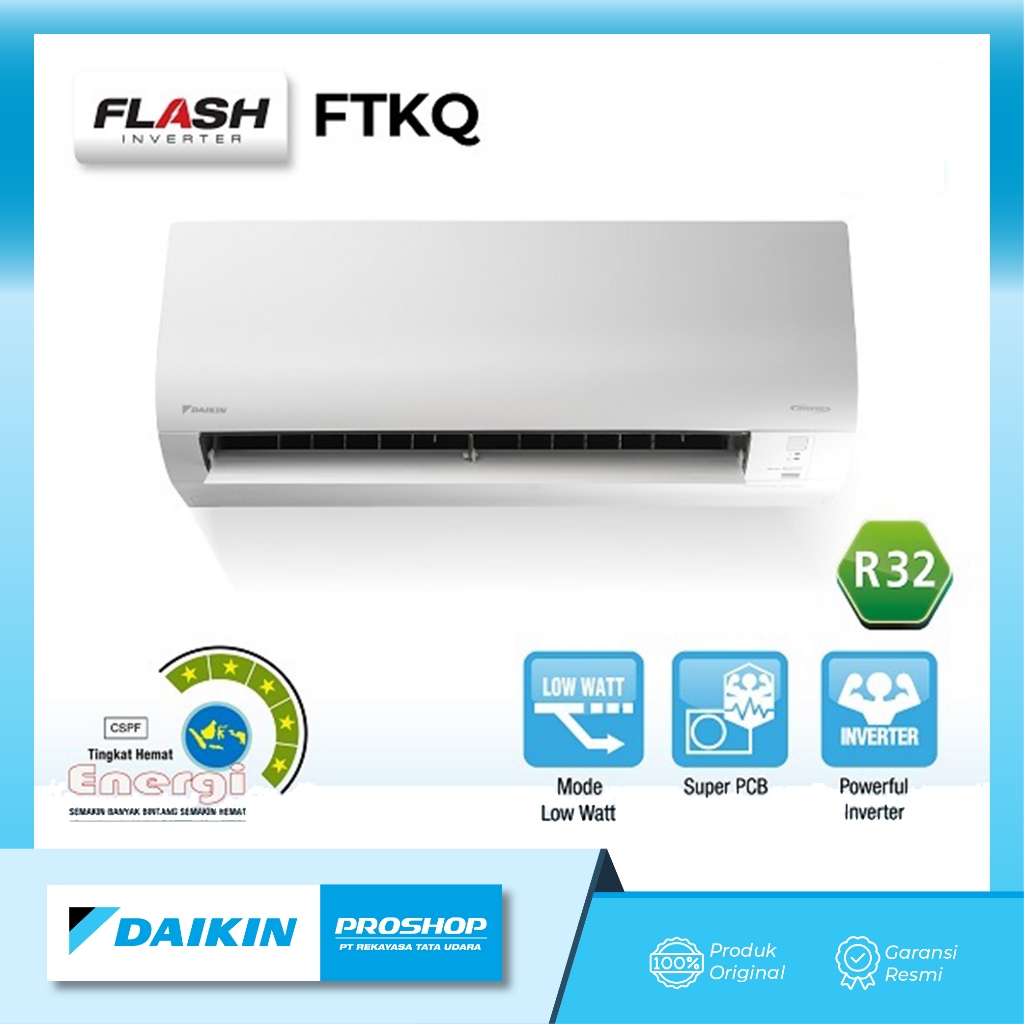 AC Daikin Flash Inverter STKQUV - 1/2PK (0.5PK)