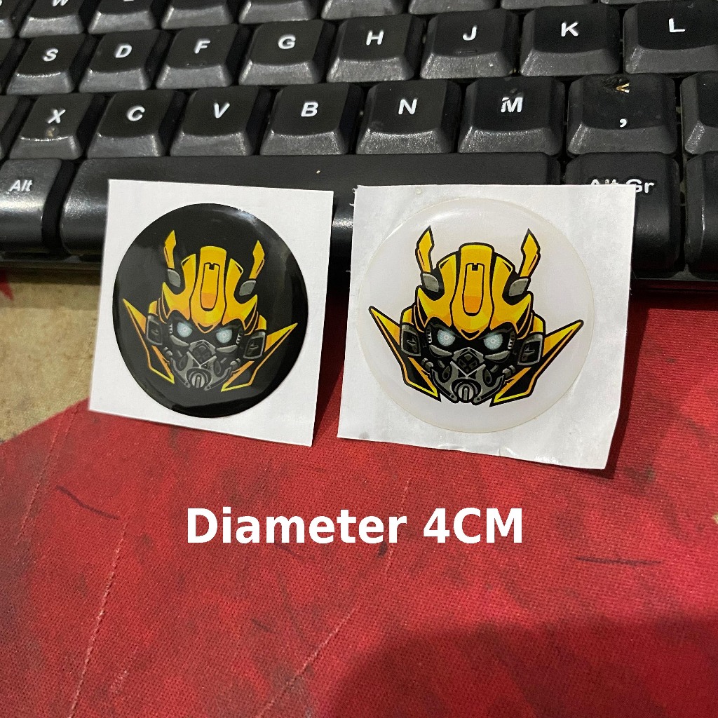 

Sticker Timbul Resin Bumble Bee Bumblebee Logo Stiker Lentur 3D Kecil