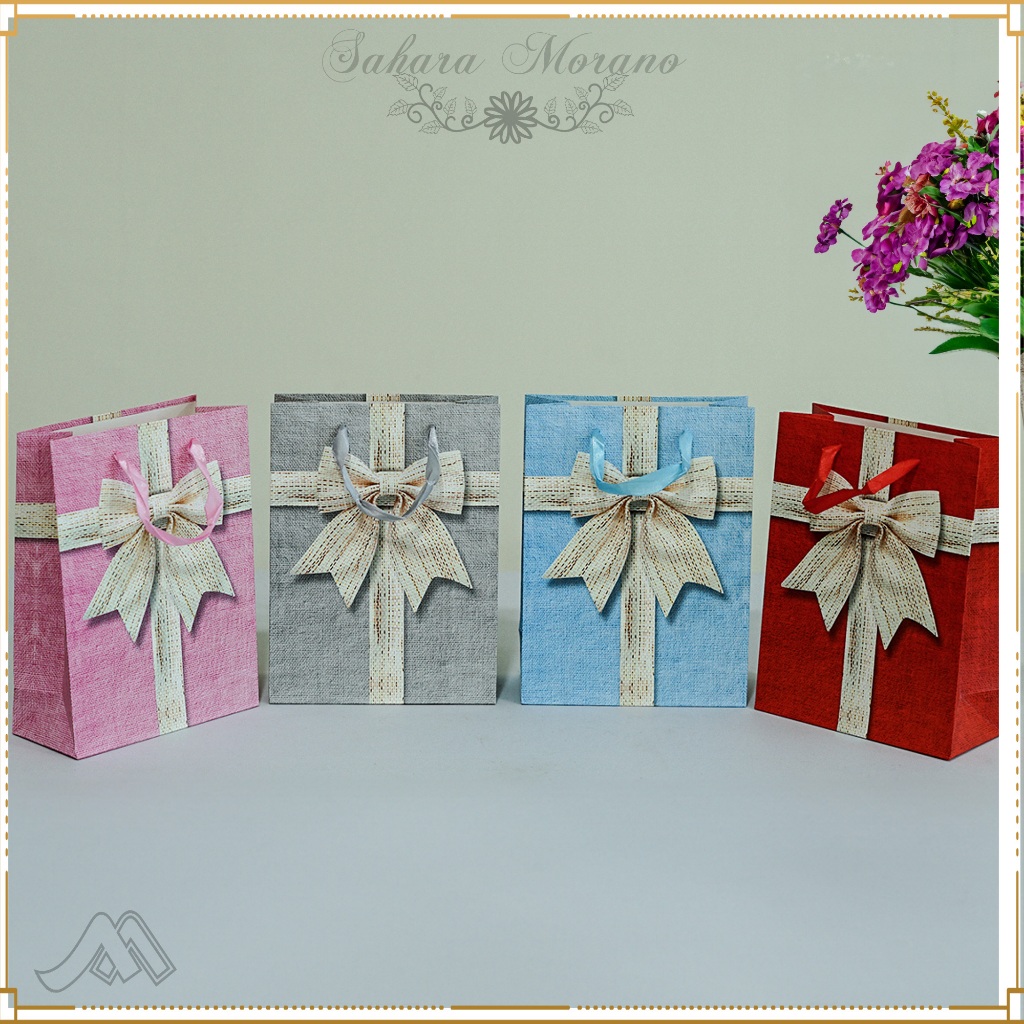 

5 Pcs Paper Bag motif Pita / Tas Hampers / Tas Belanja / Goodie Bag