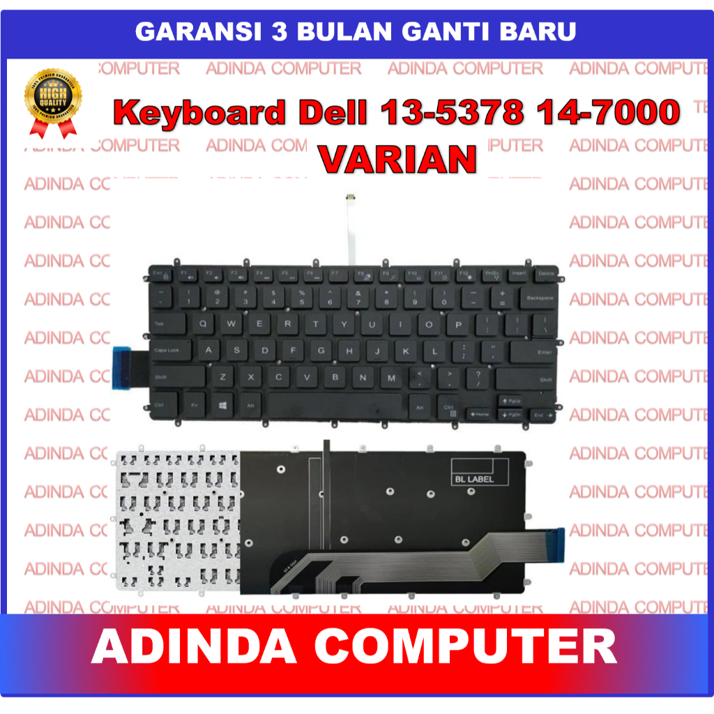 Keyboard Dell 13-5378 3379 3737 5000 5368 5369 5370 5378 5379 5468 5471 5578 5579 7000 7368 7370 737