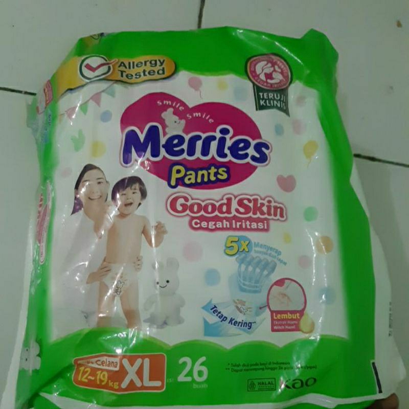 Popok meries XL