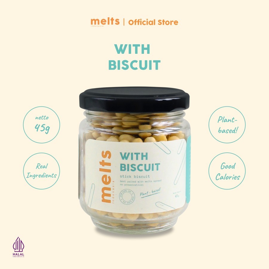 

Melts Butter Biscuit stik - Jar 45gr