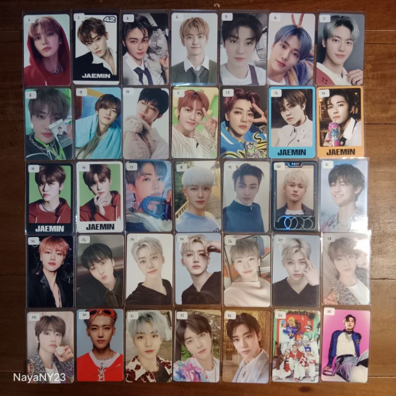Photocard JAEMIN NCT DREAM Official (Pink Christmas Digipack Candy TC Kihno We Boom Sanrio BFE Mumo 