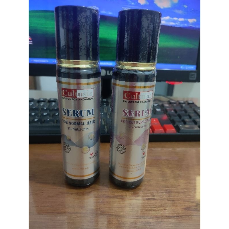 PASTI MURAH - CULTUSIA HAIR SERUM 120ML - FOR NORMAL HAIR - FOR COLOURED HAIR - SERUM RAMBUT - VITAM