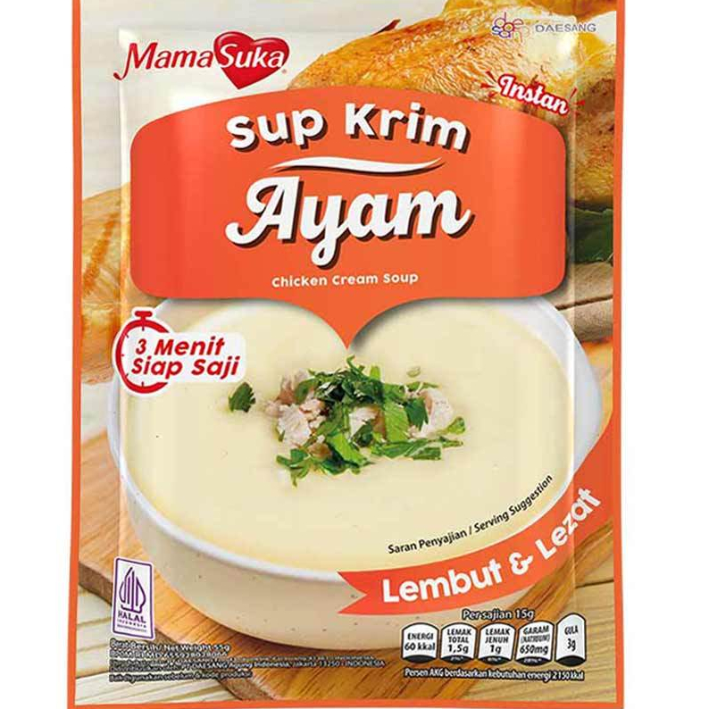 

Mamasuka Sup Krim Ayam 15g