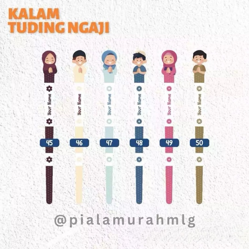 

Tuding Ngaji - Kalam Ngaji - Duding Ngaji Anak Akrilik Custom Nama Free Design