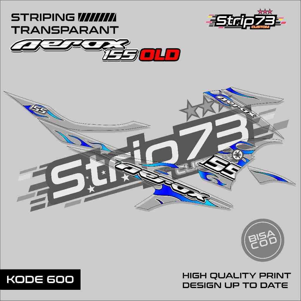 600 STRIPING TRANSPARAN AEROX OLD - STRIPING TRANSPARAN AEROX OLD MOTIF API