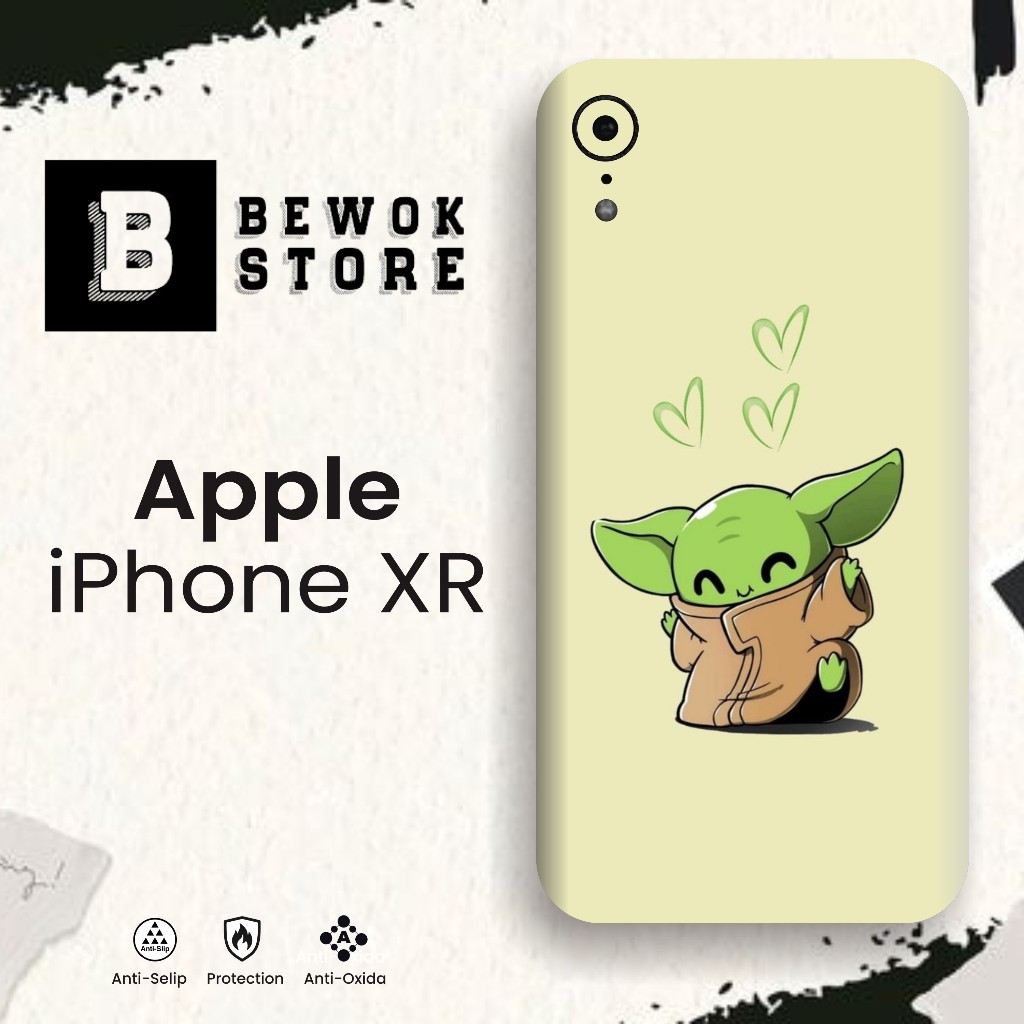Garskin Stiker Apple iPhone XR Variasi Custom Full Body Atau Backdoor COD [2PCS]