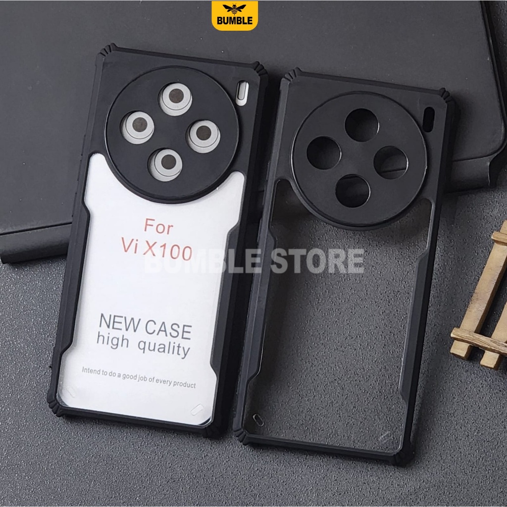 Case Vivo X100 Vivo X100 Pro Case Fusion Armor Shockproof Transparan Premium Casing Vivo X100 Vivo X